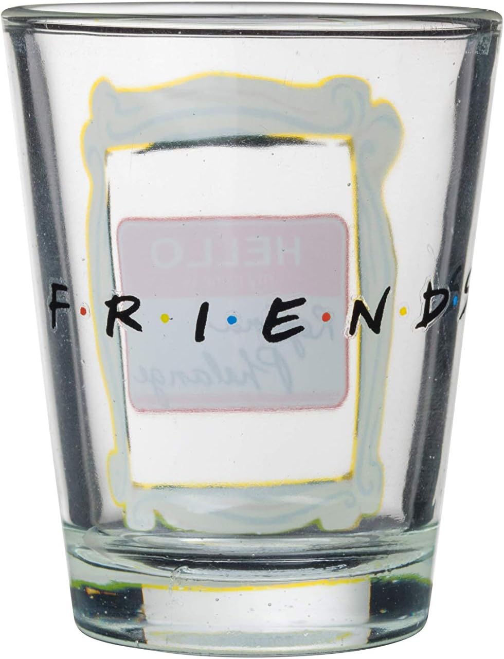 Silver Buffalo Friends Iconic Icons Mini-Gläser, gelber Rahmen, 42,5 ml 42,5 g gelber Rahmen, 42,5 g