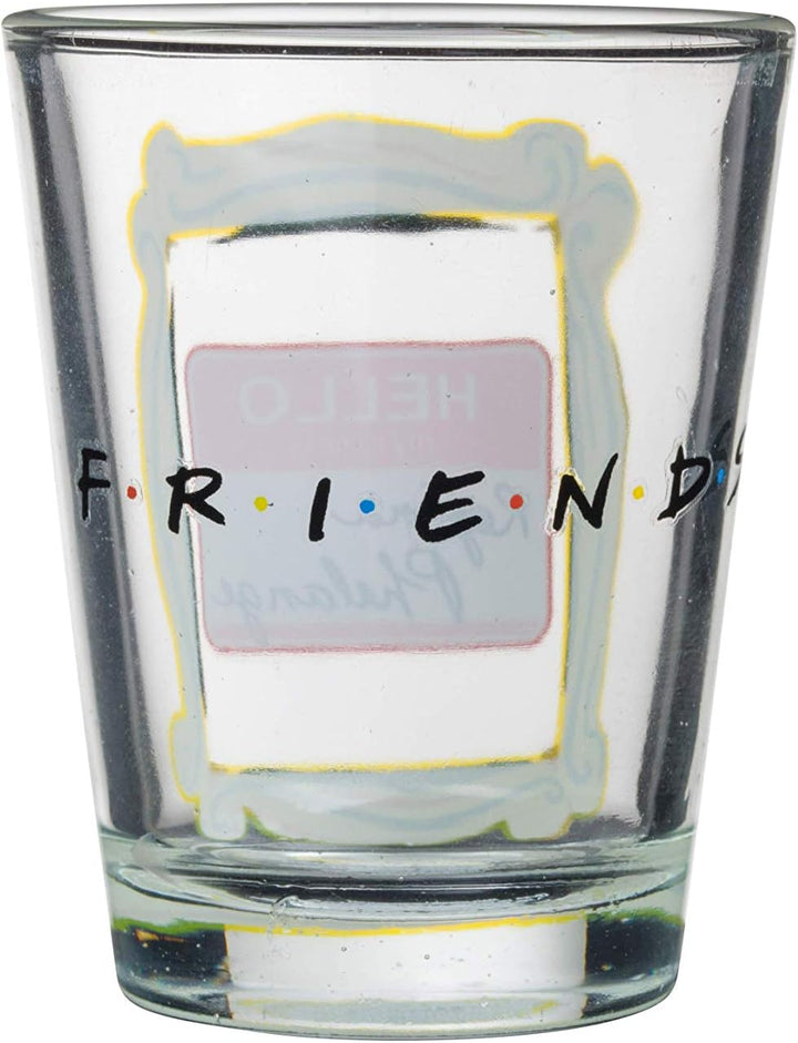 Silver Buffalo Friends Iconic Icons Mini-Gläser, gelber Rahmen, 42,5 ml 42,5 g gelber Rahmen, 42,5 g