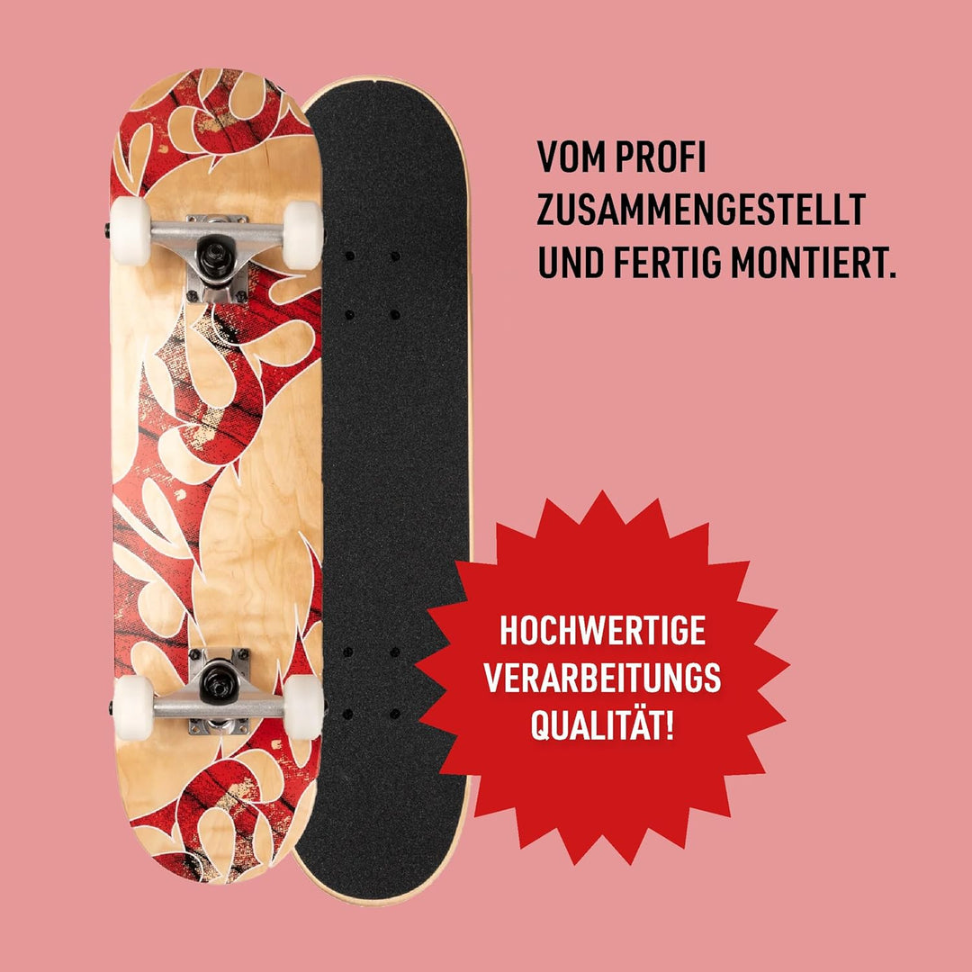 TITUS Skateboard Mini - Skateboard Kinder ab 6 Jahre, Mini Size Kinderskateboard bis 8 Jahre, Jungen