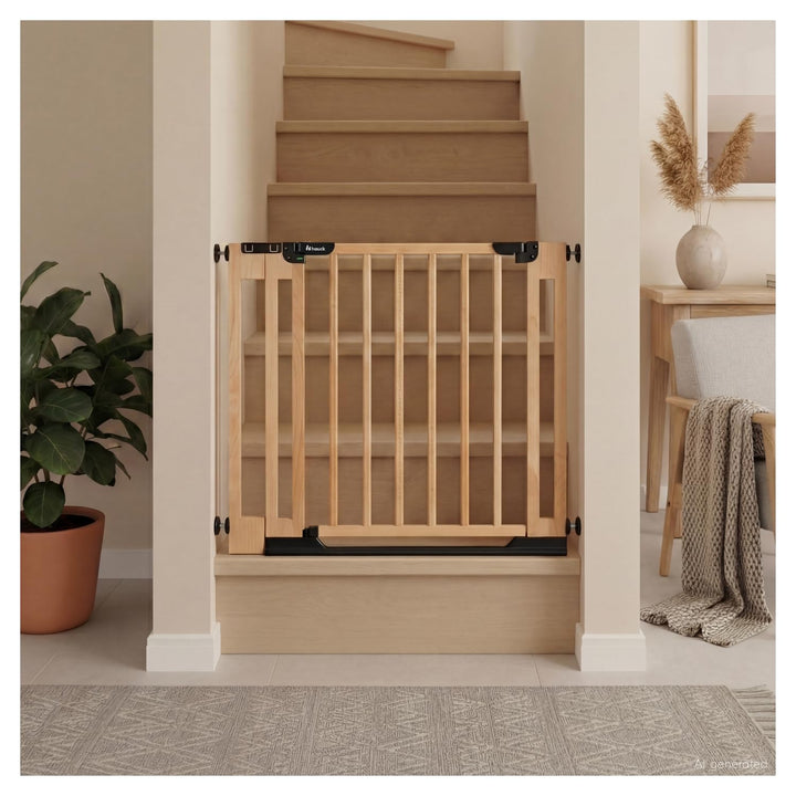 hauck 9 cm Verlängerung aus Buchenholz Kompatibel mit Clear Step Easyclose Eco Tür- & Treppenschutzg