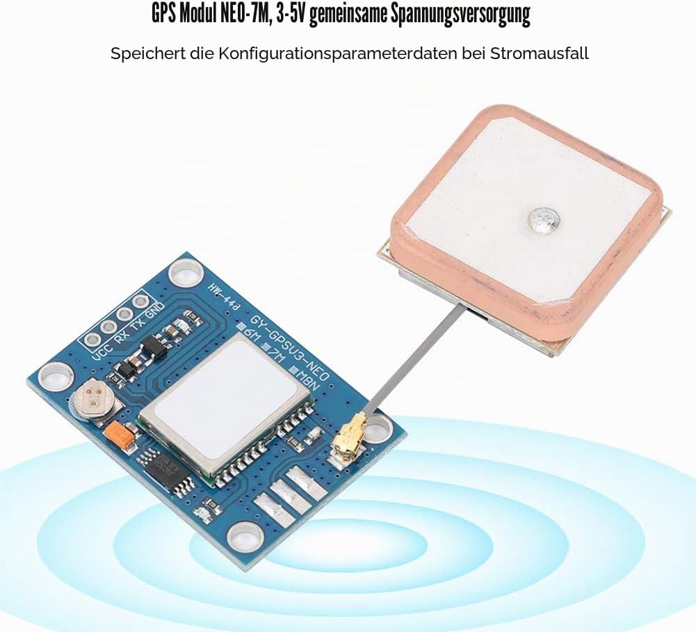 Queen.Y Neo-7M GPS Modul APM2. 5 GYGPSV1 GPS Board Satellitenpositionierungsmodul Zubehör mit Kerami
