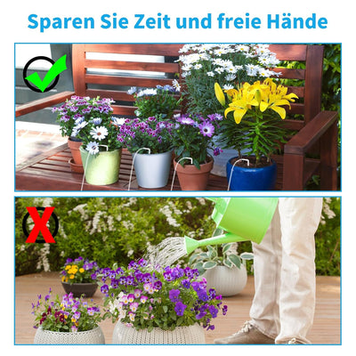 Briidea Solar Bewässerungssystem, Garten Bewässerungssystem, Solarenergie, Mit 30 Fuss (9,14 Meter)