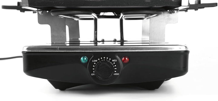 GOURMETmaxx 2-in-1 Raclette Set 8 Personen | Raclette mit Steinplatte und Aluminiumplatte inkl. 8 Pf