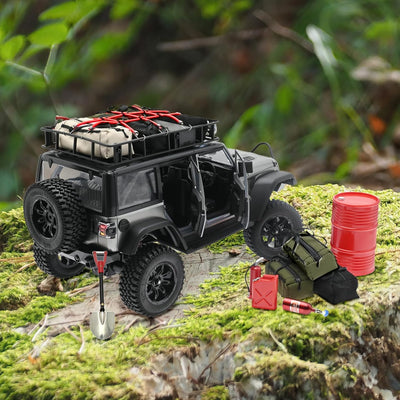 harayaa RC Crawler Zubehör 1:10, RC Crawler Dach Simulation Dekoration RC Auto Dekoration Dach Deko