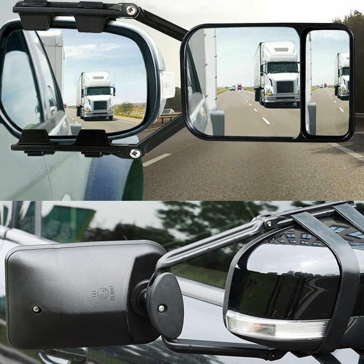Abschleppspiegel, TOTMOX 1 Stück Auto Aussen Zusatzspiegel Anhängerspiegel, Universal Wohnwagenspieg