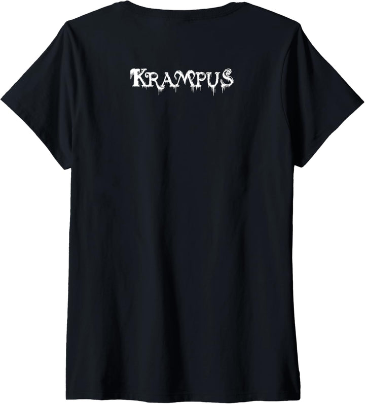 Krampus - Krampus T-Shirt mit V-Ausschnitt