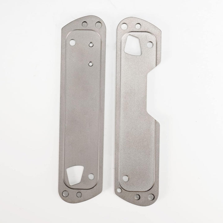 HorixGear 1 Paar Handle Patch Custom Titanium Scales für T4 Multitool, Sandstrahlh Finish (silber Ti