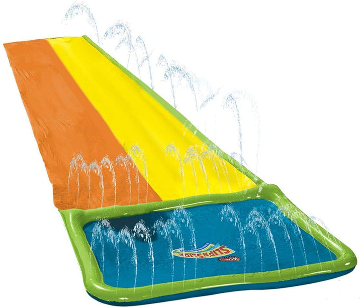 Wham-O Wasserrutsche Garten für Kinder, Wasserrutschbahn 548.64cm mit Boogie, Slip n Slide mit hochw