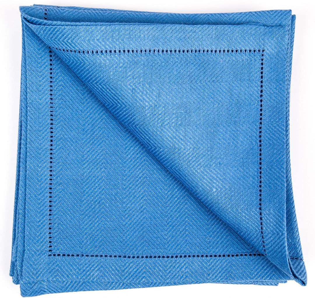 LinenMe Emilia X4 Servietten, 45,7 x 45,7 cm Royal Blau