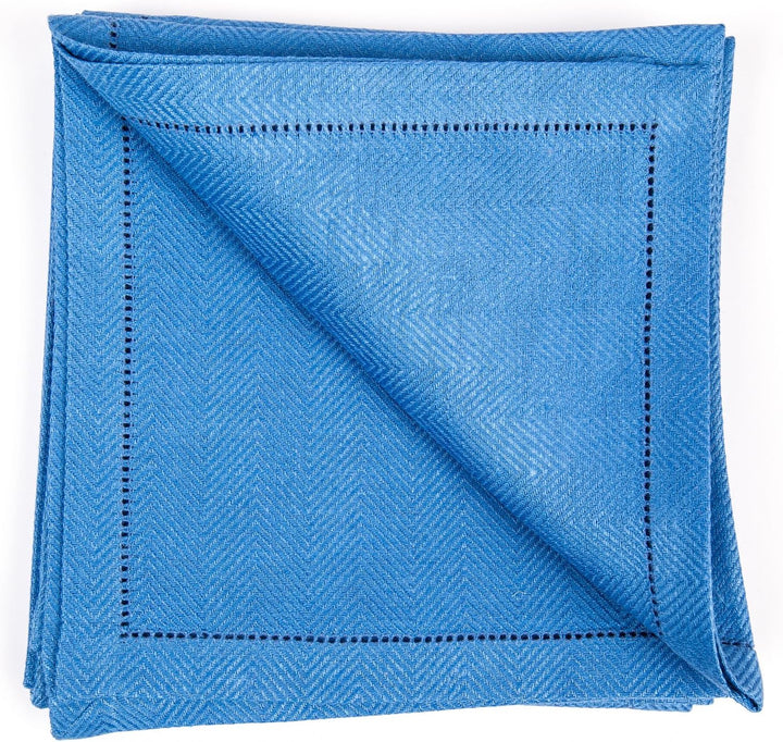 LinenMe Emilia X4 Servietten, 45,7 x 45,7 cm Royal Blau