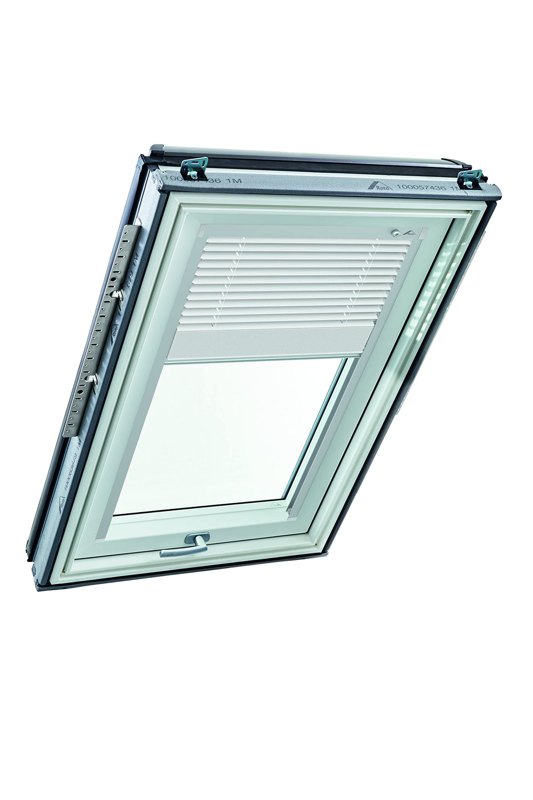 Original Roto Jalousette ZJA für Roto Dachfenster Führungsschiene Silber Aluminium Stufenlos verstel