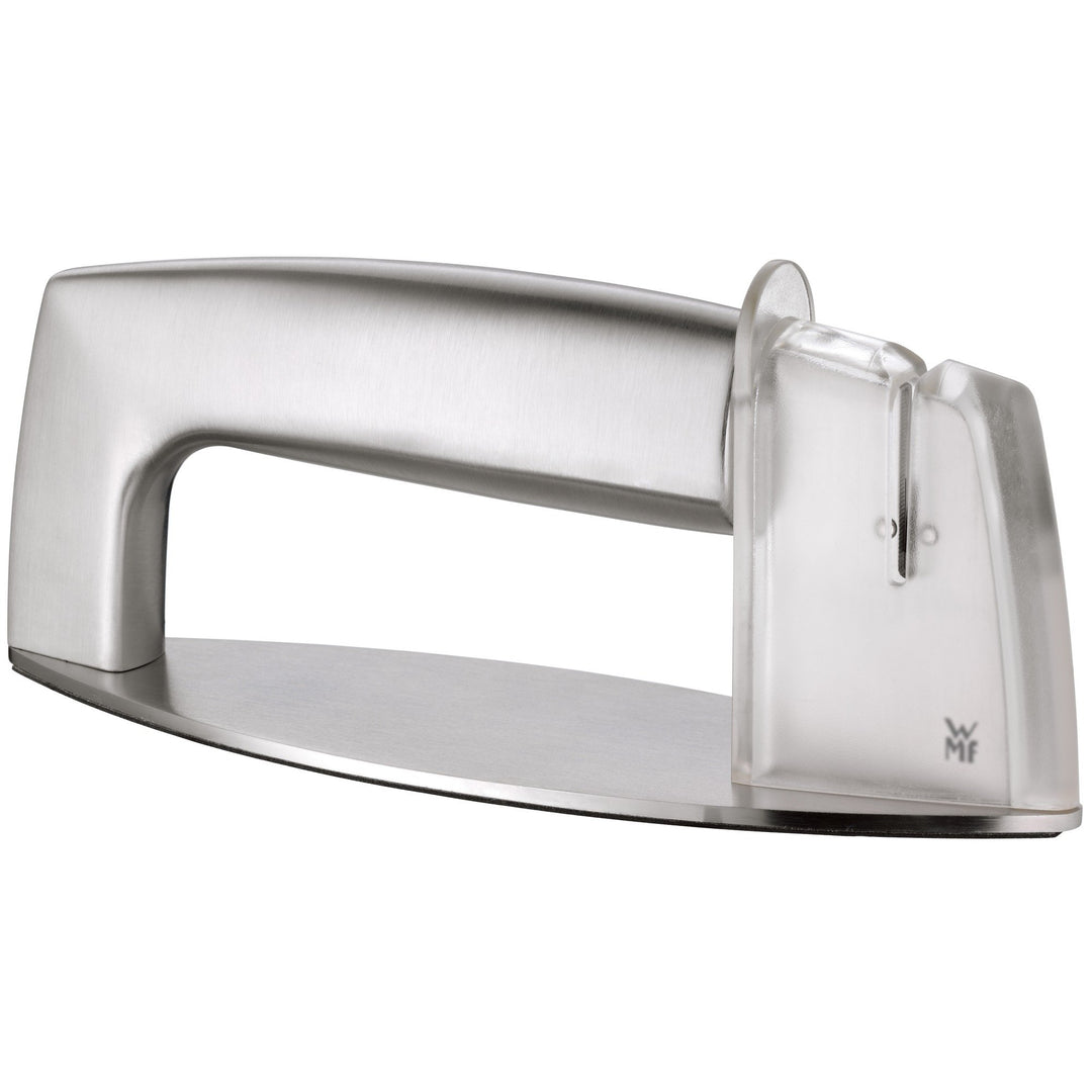 WMF Gourmet Messerschärfer, Schleifscheiben Hartmetall, Messerschleifer, Cromargan Edelstahl, Kunsts