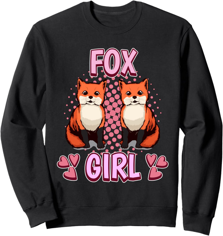 Mädchen Fox Girl Fuchs Sweatshirt