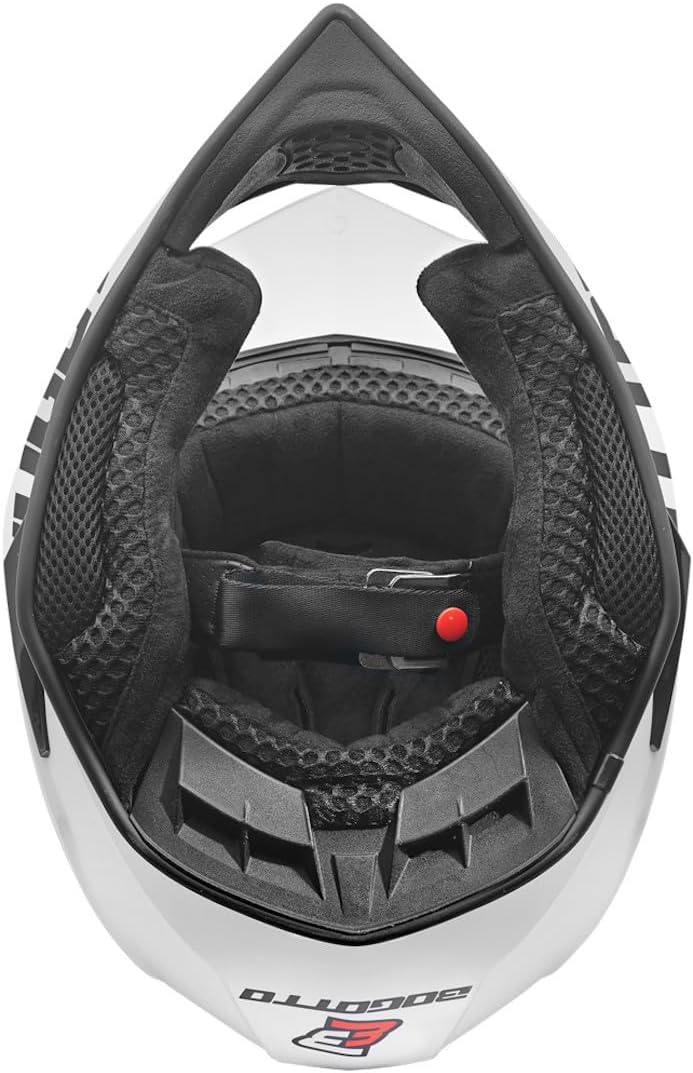 Bogotto V321 Solid Motocross Helm XL Weiss, XL Weiss
