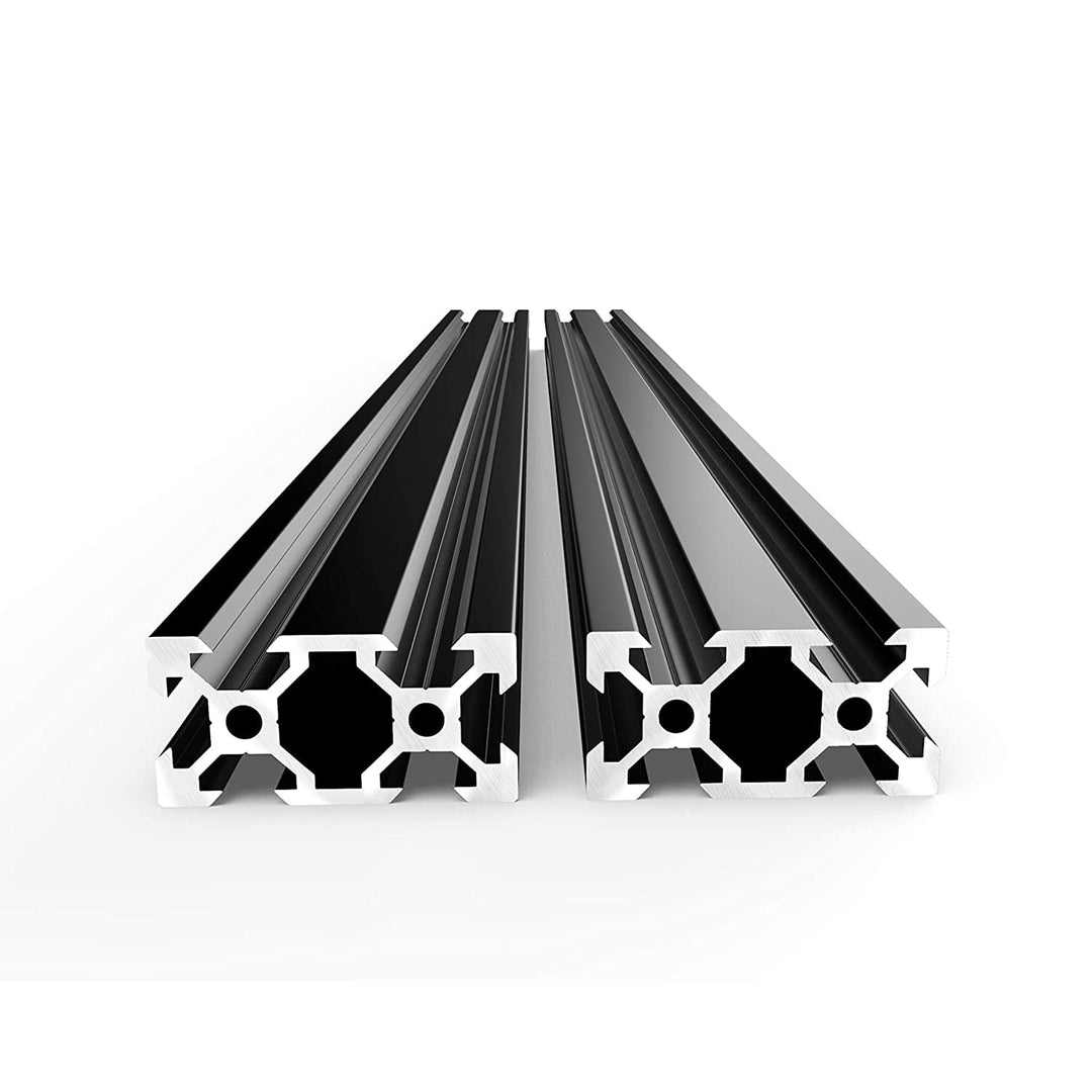 JiGiU 4 Stück 1000mm V-Slot 2040 Aluminiumprofil Extrusions Linearschiene Aluprofil nach Europäische