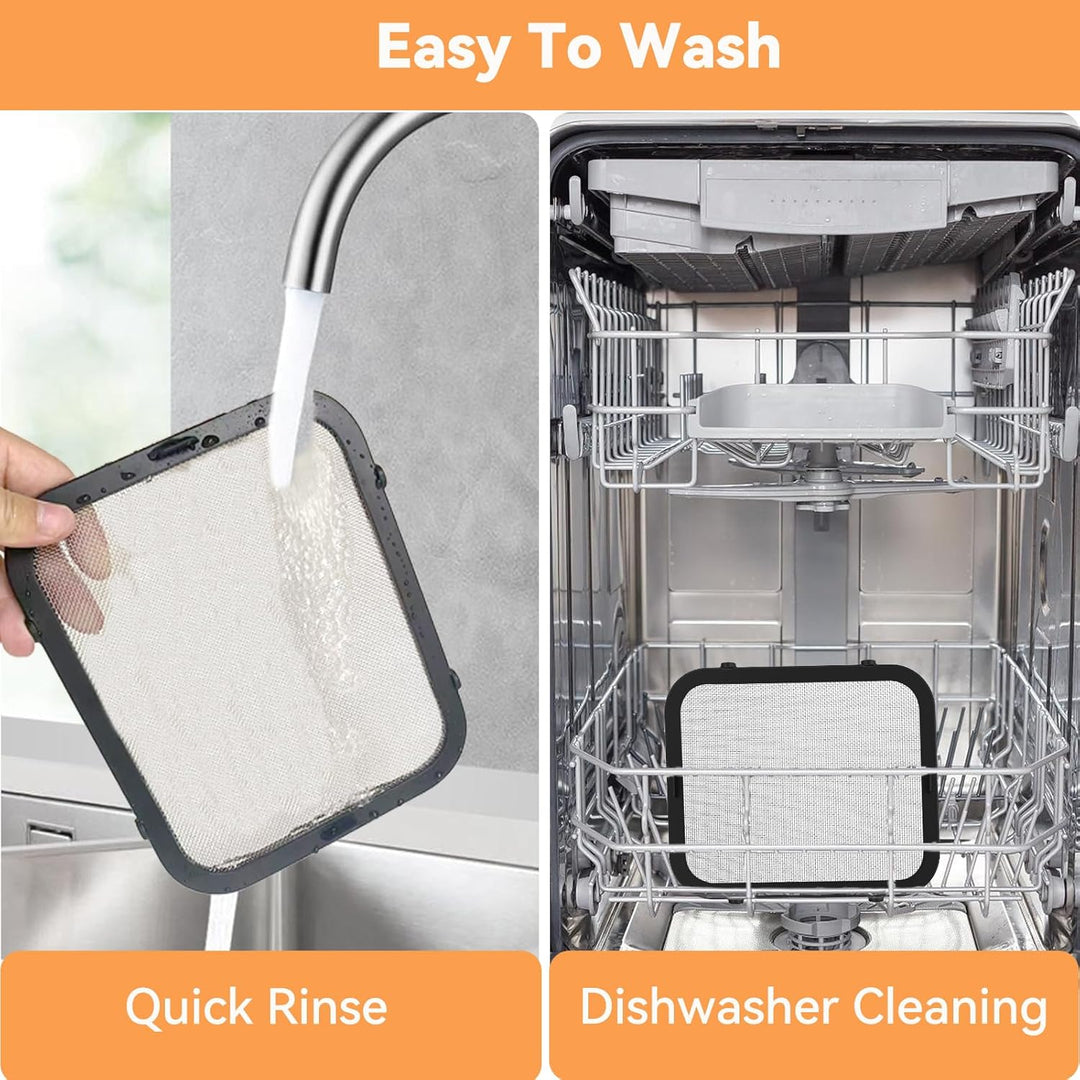 2 Stück Magnetischer Spritzschutz für Ninja Foodi Max Dual Zone AF400EU & AF451EU, Edelstahl Spritzs