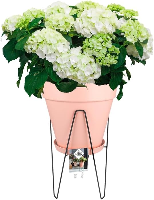 elho Loft Urban Rahmen 40 - Zubehör für Aussen - Ø 30.8 x H 51.3 cm - Schwarz/Living Schwarz Living