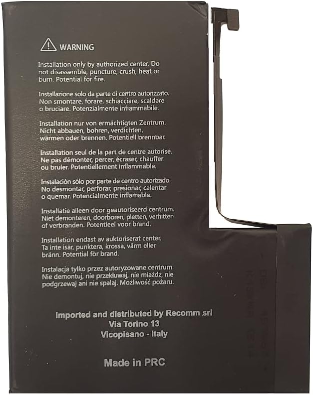 Smartex® Li-Ion Ersatz Akku/Batterie kompatibel mit iPhone 12 Pro Max | 3687 mAh | Akku ohne Ladezyk
