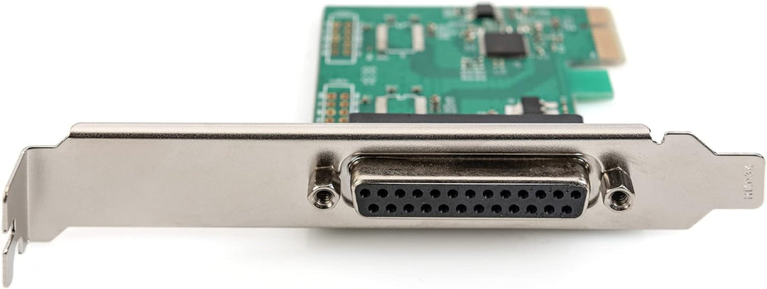 DIGITUS IO-Karte - PCIe - Parallele Schnittstellen-Karte - 1-Port DSUB-25 - Chipsatz AX99100 IO-Kart