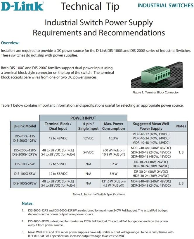 D-Link 5 PORT UNMANAGED SWITCH