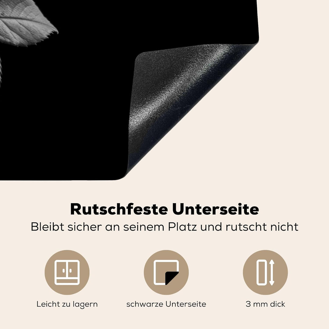 Herdabdeckplatte Einteilig Küche Herdabdeckung Induktionsfeld Ceranfeld Herdabdeckplatten Vinyl Matt