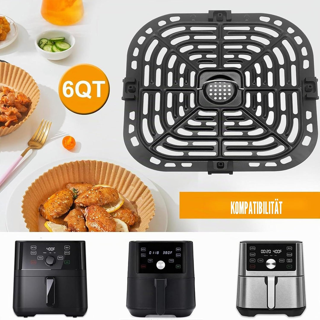 Air Fryer Grillplatte für Instant Pot Vortex Plus 5.7L Air Fryer Zubehör Ersatzteile Tablett Grillpf