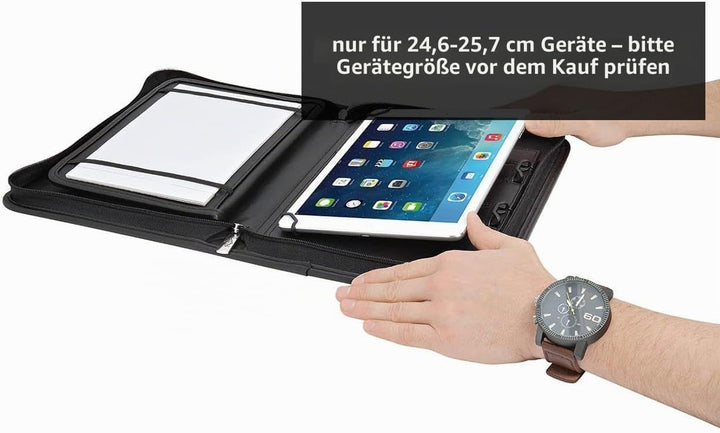Wedo 5875901 Tablet Organizer Elegance (mit Universalhalter für Tablet PC (9,7 bis 10,1 Zoll)) schwa