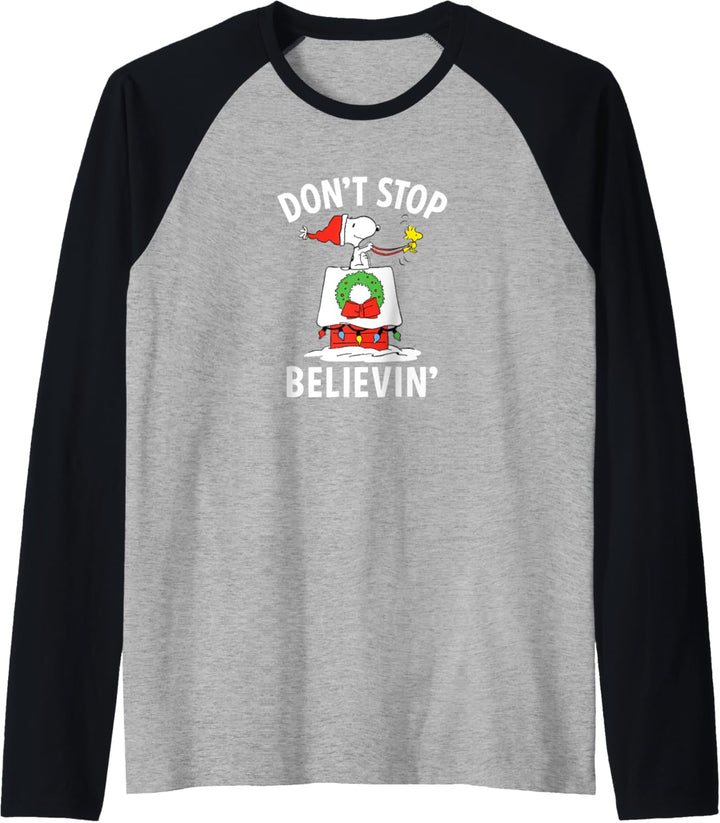 Peanuts - Believe Snoopy Raglan