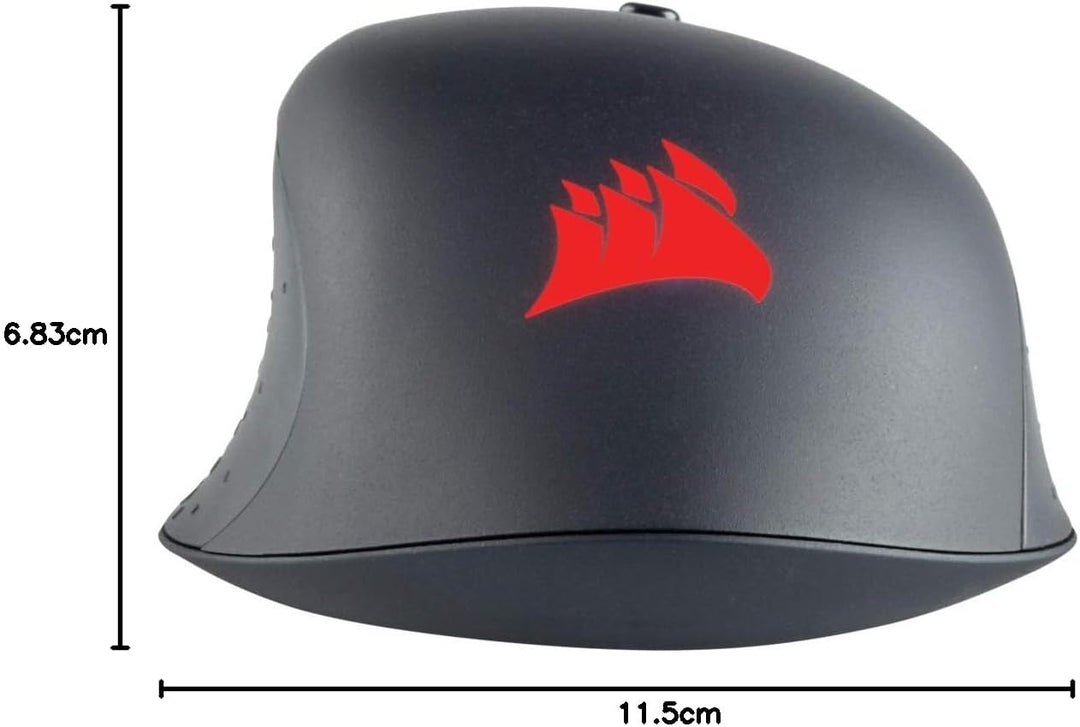 Corsair Harpoon PRO RGB Wired Lightweight FPS/MOBA Gaming Mouse - 12.000 DPI - 6 Programmierbare Tas