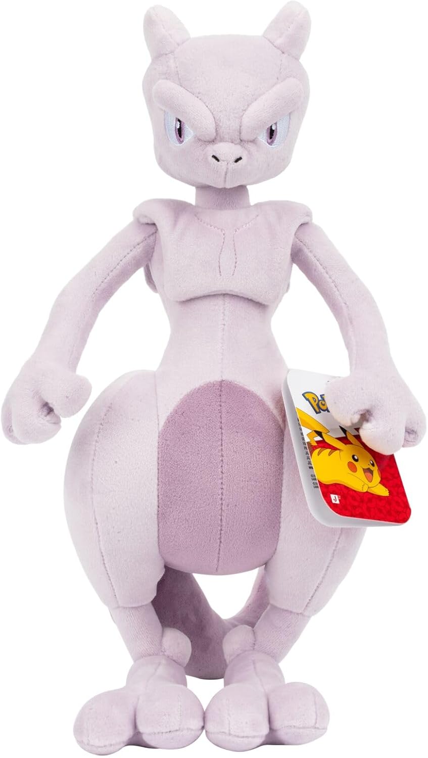 Pokémon PKW5222-30 cm Plüsch - Mewtu, offizielles Plüsch