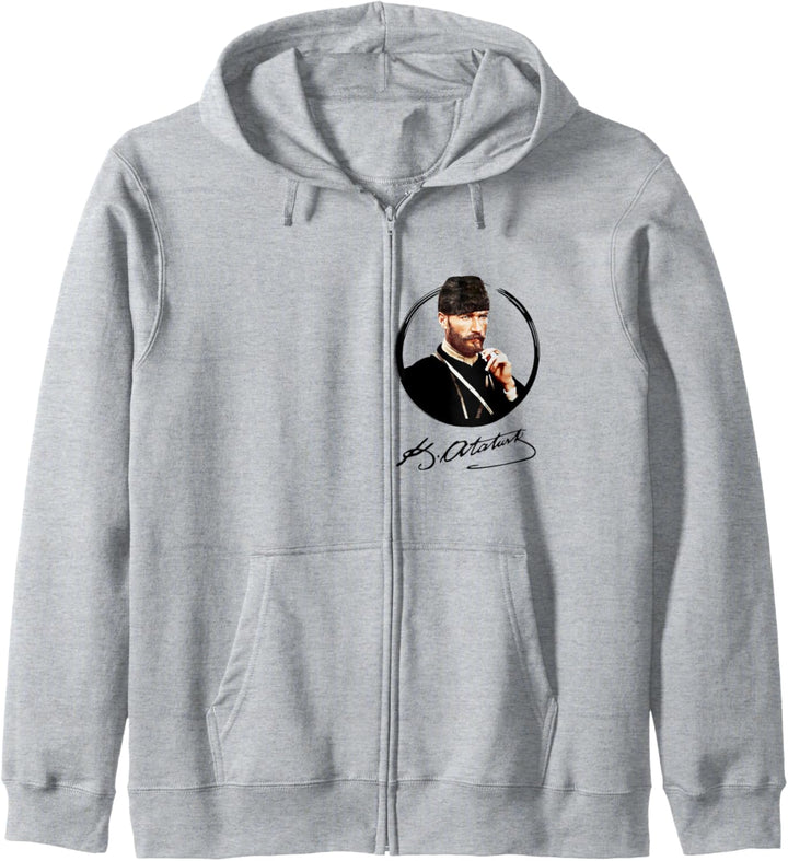 Mustafa Kemal Atatürk Imza Signature Türkei Atatürk Kapuzenjacke
