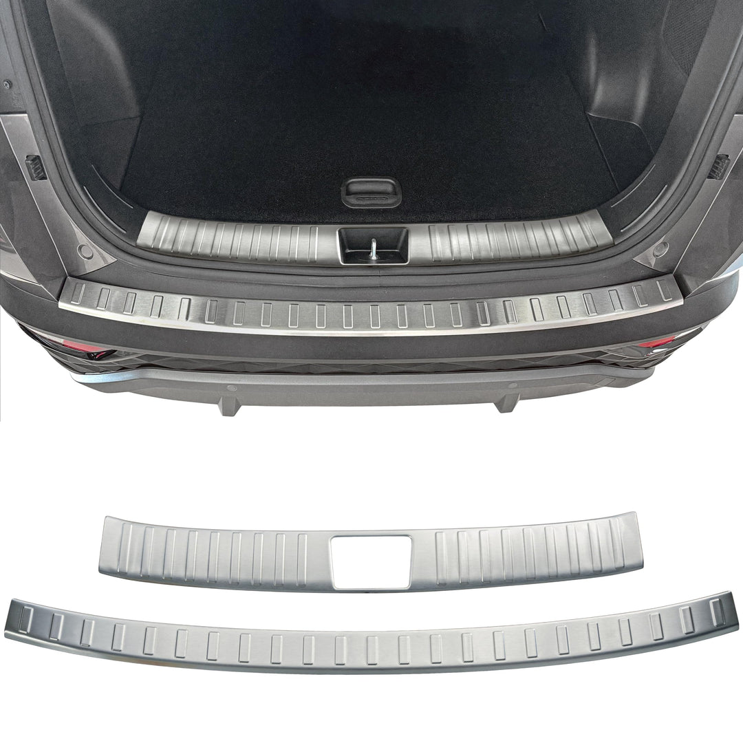 RECAMBO Ladekantenschutz Edelstahl MATT - kompatibel für Hyundai Tucson | Typ NX4 | BJ ab 2020> - V2