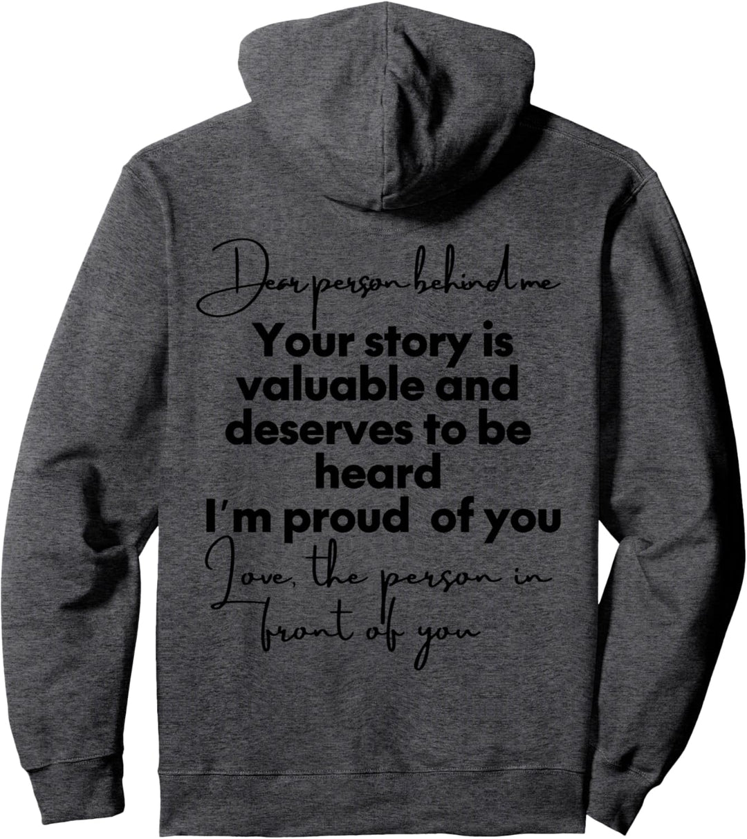 Dear Person Behind Me Kapuzenpulli Pullover Hoodie