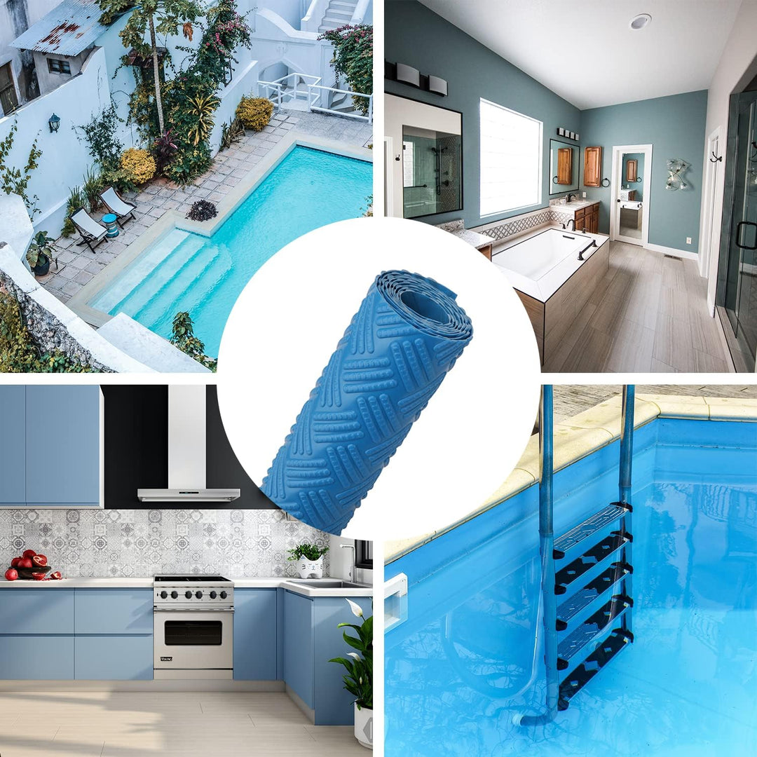 Schwimmbadleitermatte, rutschfeste Matte, Poolfolienschutz, Schwimmbadleiterpolster für Schwimmbadfo