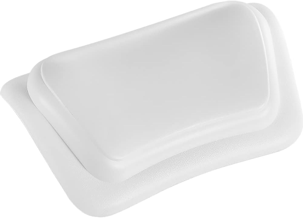 Lonkenn Badewannenkissen, Ergonomisches Badekissen, Stylisch PU-Badekissen mit Saugnäpfen, wasserdic