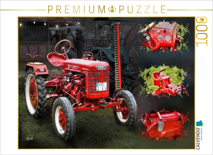 CALVENDO Puzzle Oldtimer Traktor McCormick 1000 Teile Lege-Grösse 64 x 48 cm Foto-Puzzle Bild von Pe