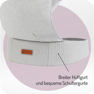 MOMI COLLETE Babytrage ab 3. Lebensmonat, für Babys und Kleinkinder bis max. 20 kg Körpergewicht, mi