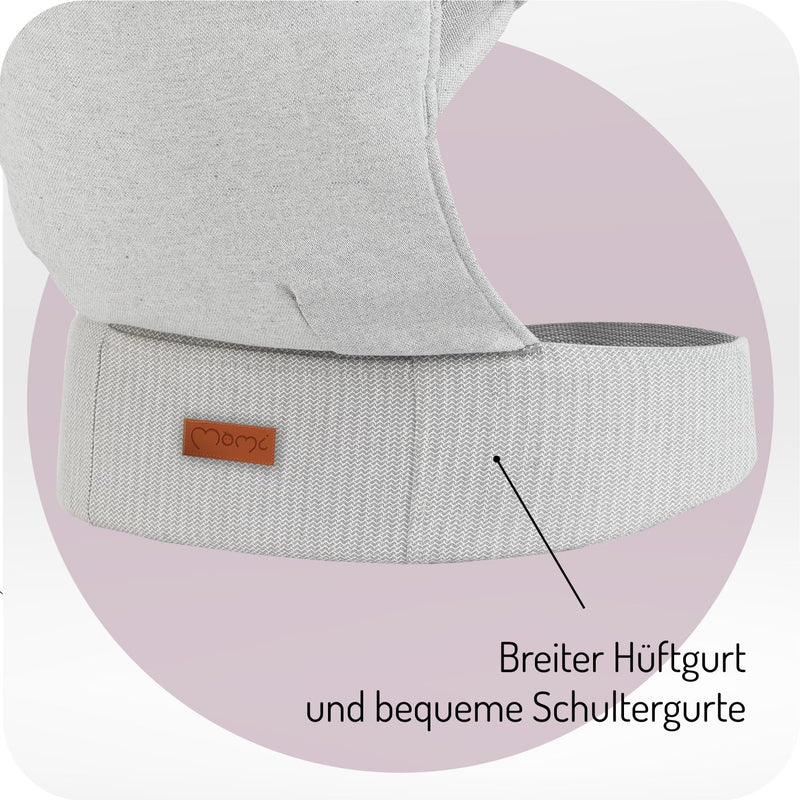 MOMI COLLETE Babytrage ab 3. Lebensmonat, für Babys und Kleinkinder bis max. 20 kg Körpergewicht, mi