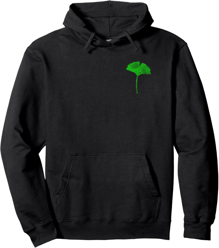 Grünes Ginkgo Blatt - Ich liebe die Natur - Garten Botanik Pullover Hoodie