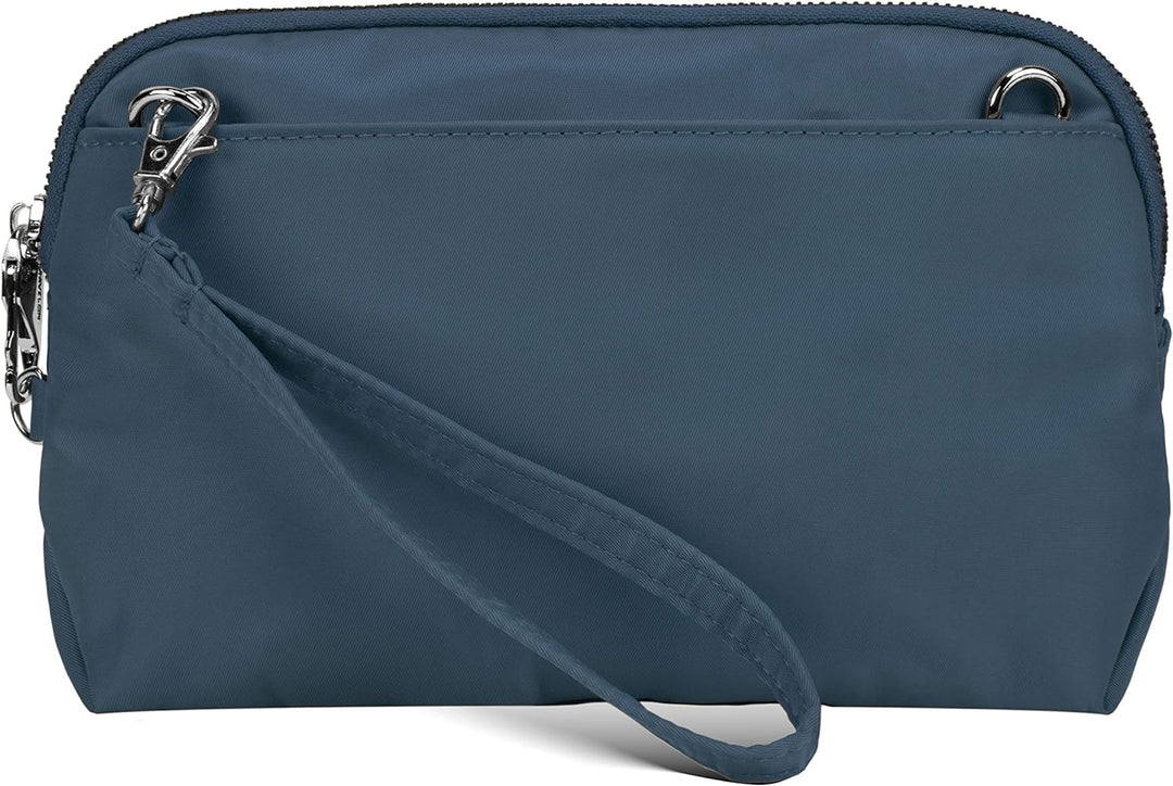 Travelon Damen Anti-theft Tailored Convertible Crossbody Clutch Umhängetasche Einheitsgrösse Pfau, E
