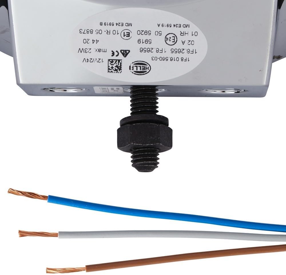 HELLA - LED-Fernscheinwerfer - Luminator LED - ECE-R7/ECE-R10/EMC/ECE-R112/E24 5919/E1 8 - 1F8 016 5