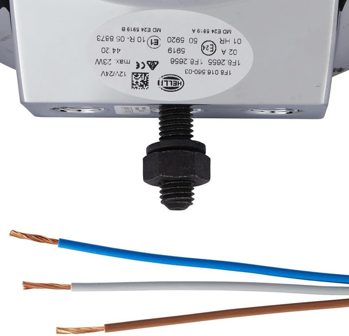 HELLA - LED-Fernscheinwerfer - Luminator LED - ECE-R7/ECE-R10/EMC/ECE-R112/E24 5919/E1 8 - 1F8 016 5