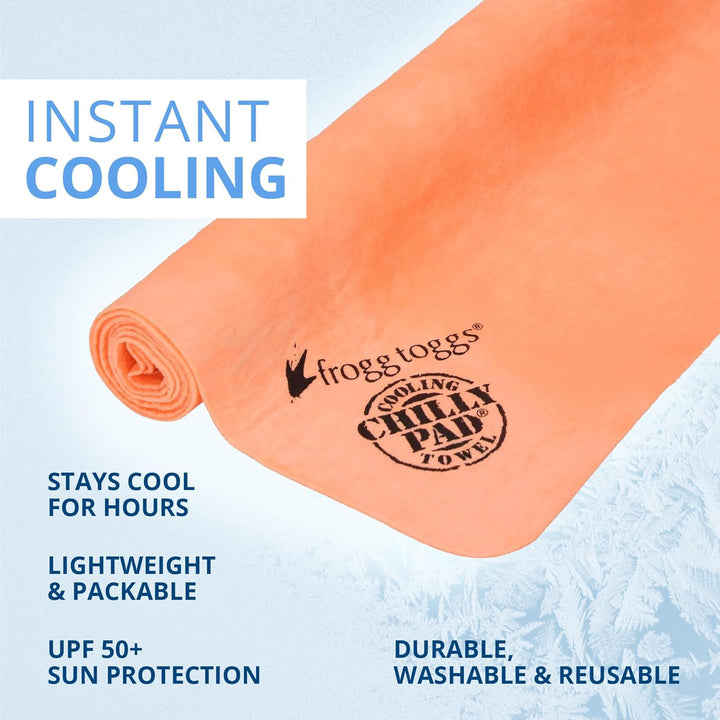 FROGG TOGGS Chilly Pad Sofort kühlendes Handtuch, perfekt für den Einsatz jederzeit, wenn Sie Schwit