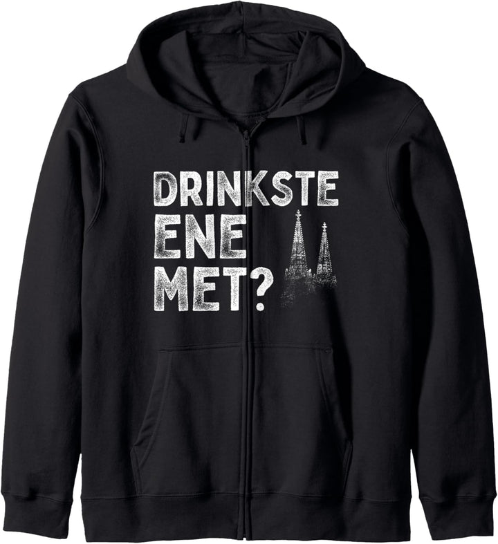 Drinkste Ene Met Kölsche Grundgesetz Karneval Köln Kölsch Kapuzenjacke