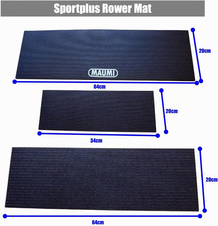 MAUMI Unterlegmatte Bodenschutzmatte Gummimatte Matte für Concept 2 WaterRower Rudergerät Wasser Erg