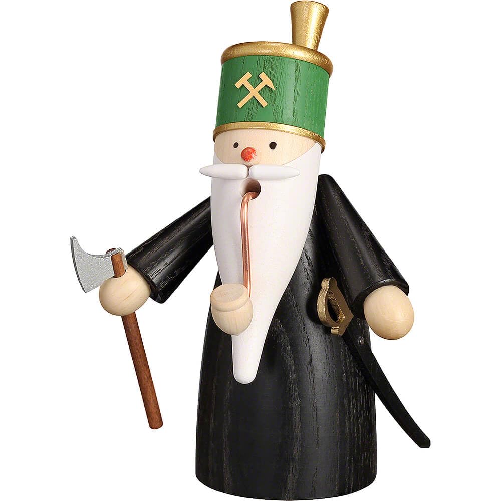 Seiffener Volkskunst | Räuchermännchen Erzgebirge Wichtel | 14 cm | erzgebirgische Holzkunst Weihnac
