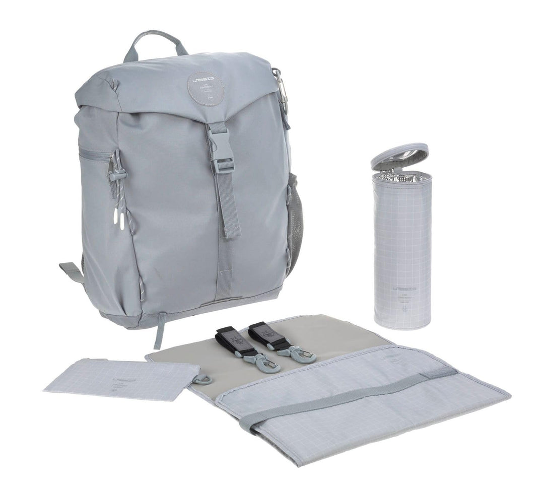 Lässig 1103026200 Green Label Outdoor Backpack grau, 850 g, Grau