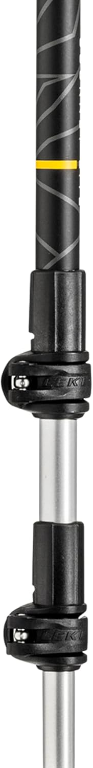 LEKI Journey Lite Aluminum Adjustable Lightweight Walking Poles for Trekking & Hiking LIGHT ANTHRACI