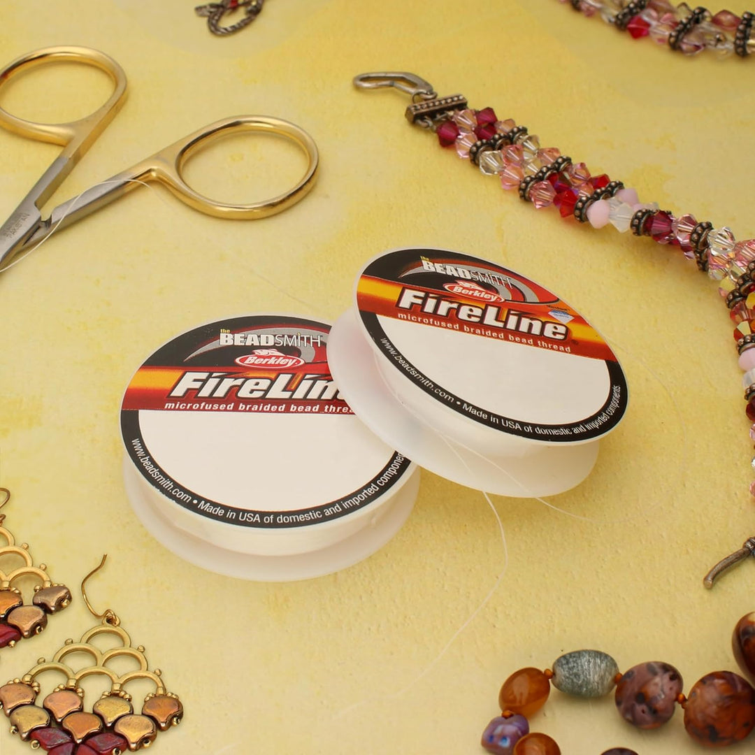 Fireline by Berkley – Micro-Fused Braided Thread – 2-Pack, Crystal Color, 4lb. and 6lb. Test, 15 Yar
