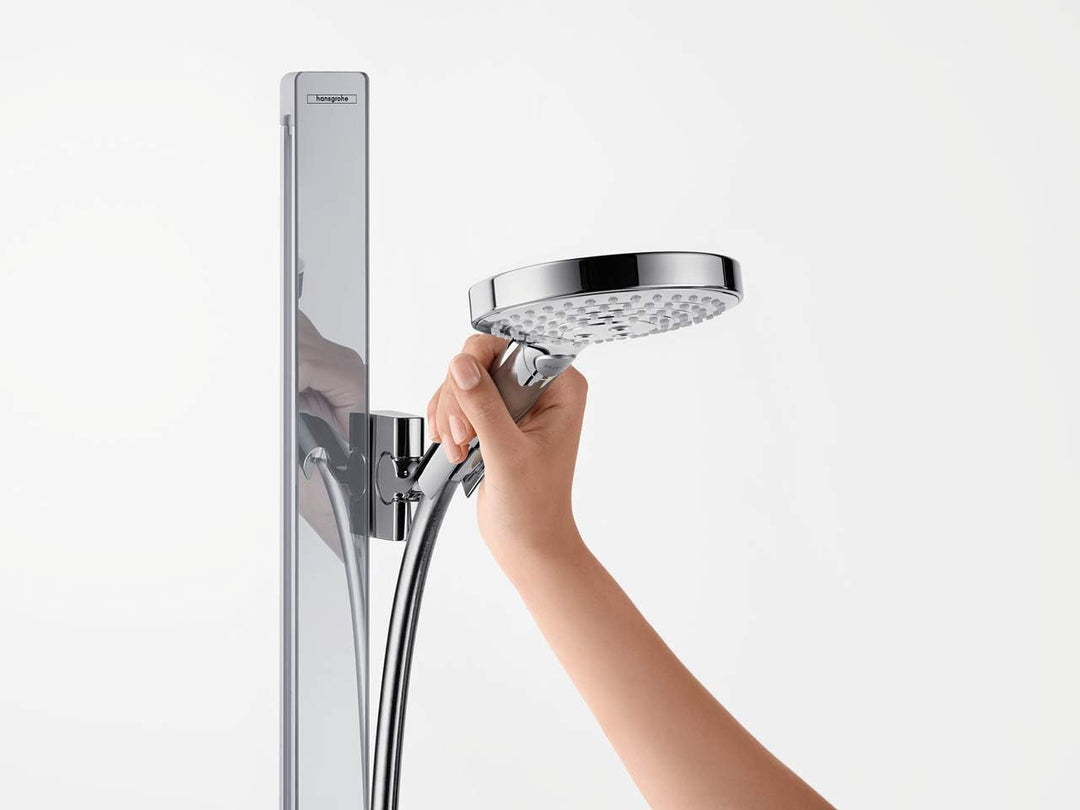 hansgrohe wassersparendes Duschsystem (Duschkopf, Schlauch, Duschstange, Raindance Select S 120 Rege